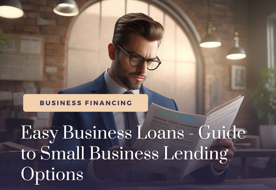 Easy business loans - guide to small business lending