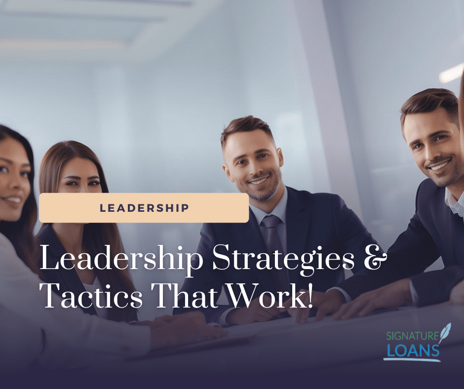 leadership strategies and tactics