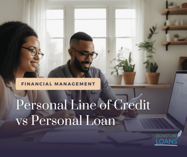 personal line of credit vs personal loan