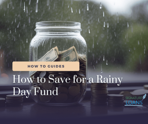 How to Save for a Rainy Day Fund