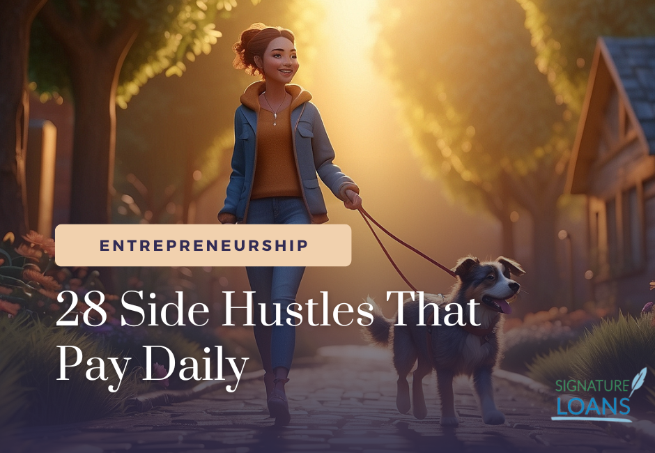 side hustles that pay daily