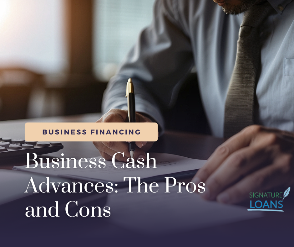 Business cash advances pros and cons