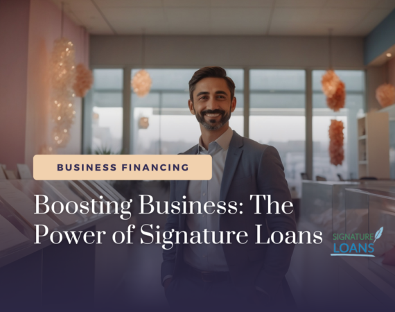 Boosting business growth through the power of signature loans