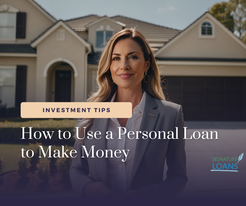 How to use a personal loan to make money - financial growth strategies