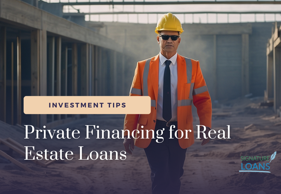 Private financing for real estate loans offering flexibility and fast funding.