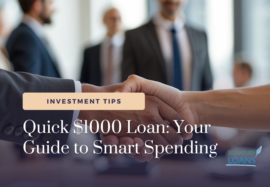 Get tips for smart spending with a quick $1000 loan