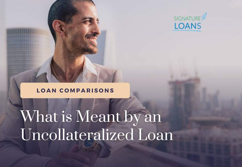 what is meant by an uncollateralized loan