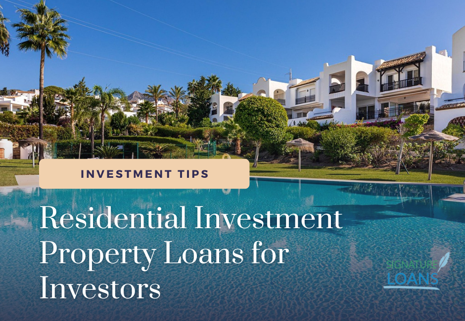 Residential Investment Property Loans