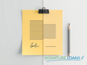 signature loan requirements