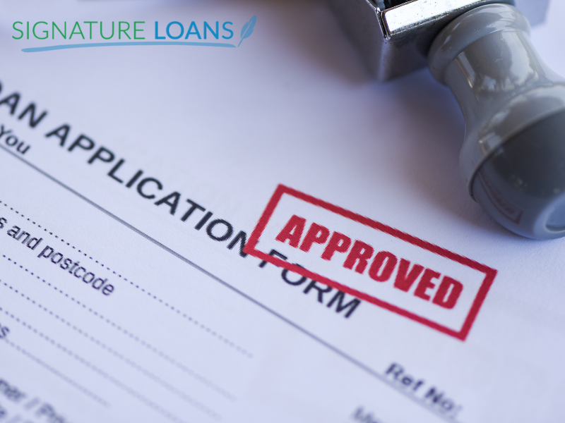 credit requirements for signature loan