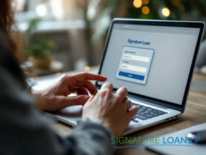 Applying for a signature loan