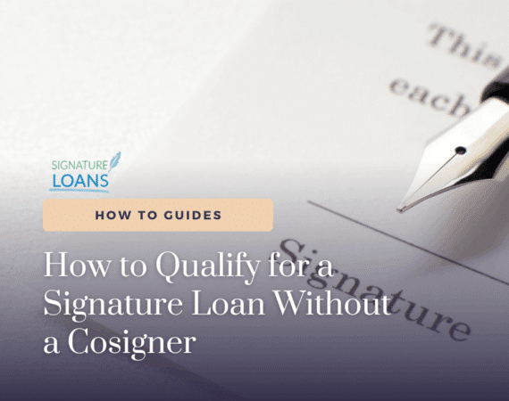 No Cosigner Loan