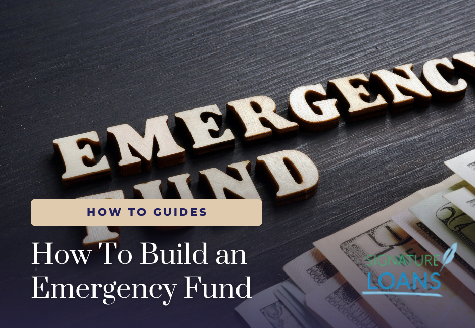 how to build an emergency fund