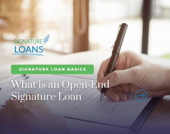 open‑end signature loan