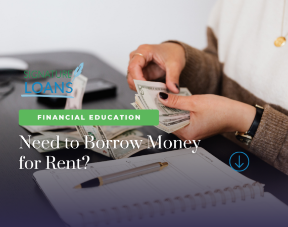 borrow money for rent