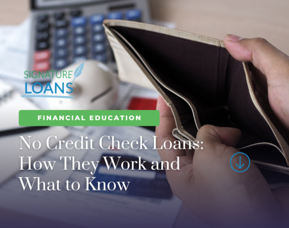 No Credit Check Loans