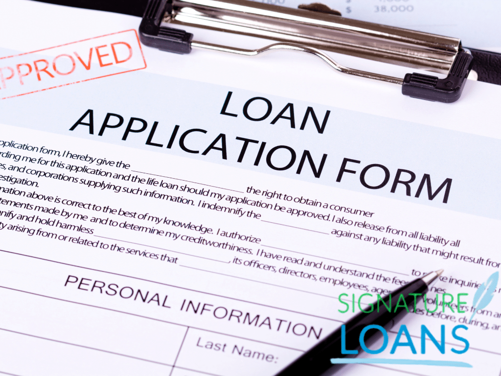 difference between signature loan and personal loan